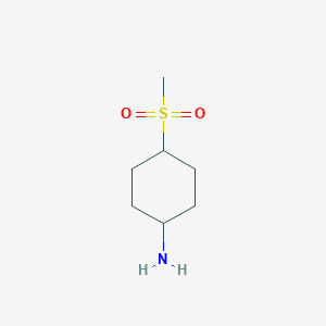 molecular formula C7H15NO2S B3072338 4-Methanesulfonylcyclohexan-1-amine CAS No. 1016717-54-6