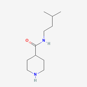 molecular formula C11H22N2O B3072402 N-(3-Methylbutyl)piperidine-4-carboxamide CAS No. 1016735-36-6
