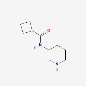 molecular formula C10H18N2O B3072419 N-(Piperidin-3-YL)cyclobutanecarboxamide CAS No. 1016739-59-5