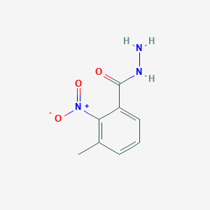 molecular formula C8H9N3O3 B3072469 3-Methyl-2-nitrobenzhydrazide CAS No. 1016745-70-2