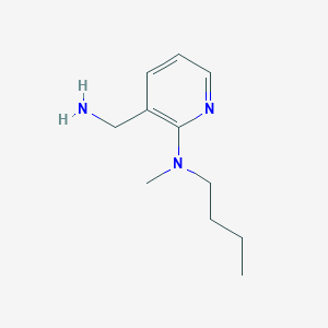 molecular formula C11H19N3 B3072474 3-(Aminomethyl)-N-butyl-N-methyl-2-pyridinamine CAS No. 1016750-52-9