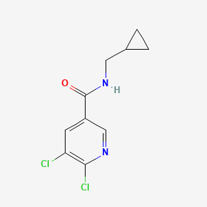 5,6-Dichloro-N-(cyclopropylmethyl)pyridine-3-carboxamide