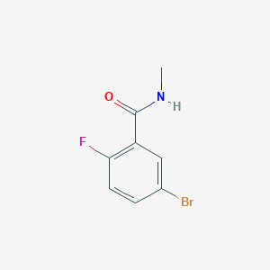 molecular formula C8H7BrFNO B3072571 5-bromo-2-fluoro-N-methylbenzamide CAS No. 1016777-86-8