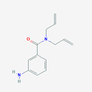 molecular formula C13H16N2O B3072597 N,N-Diallyl-3-aminobenzamide CAS No. 1016795-69-9