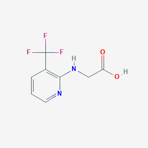 molecular formula C8H7F3N2O2 B3072632 {[3-(三氟甲基)吡啶-2-基]氨基}乙酸 CAS No. 1016812-51-3