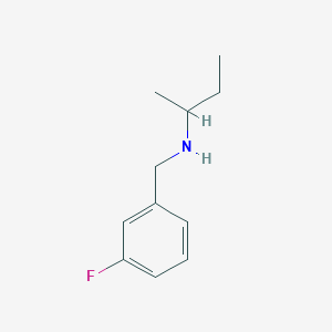 (Butan-2-yl)[(3-fluorophenyl)methyl]amine