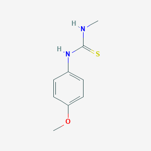 molecular formula C9H12N2OS B307270 N-(4-methoxyphenyl)-N'-methylthiourea 