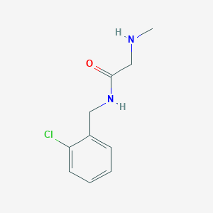 molecular formula C10H13ClN2O B3072724 N-(2-chlorobenzyl)-2-(methylamino)acetamide CAS No. 1016855-29-0