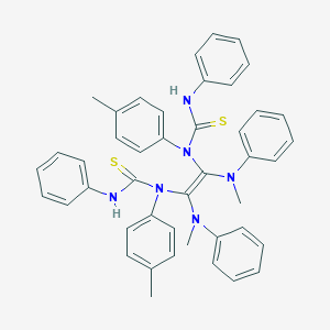 N-[2-[(anilinocarbothioyl)-4-methylanilino]-1,2-bis(methylanilino)vinyl]-N-(4-methylphenyl)-N'-phenylthiourea