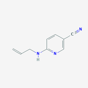 molecular formula C9H9N3 B3072813 6-[(Prop-2-en-1-yl)amino]pyridine-3-carbonitrile CAS No. 1017023-76-5