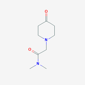 molecular formula C9H16N2O2 B3072817 N,N-dimethyl-2-(4-oxopiperidin-1-yl)acetamide CAS No. 1017026-70-8