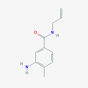 3-Amino-4-methyl-N-(prop-2-EN-1-YL)benzamide