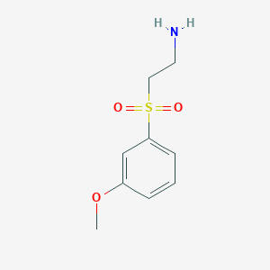 molecular formula C9H13NO3S B3072839 2-(3-Methoxyphenyl)sulfonylethanamine CAS No. 1017034-34-2