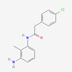N-(3-Amino-2-methylphenyl)-2-(4-chlorophenyl)-acetamide