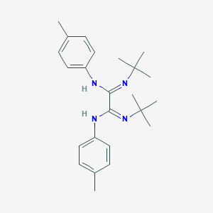 molecular formula C24H34N4 B307289 N~1~,N~2~-di(tert-butyl)-N'~1~,N'~2~-bis(4-methylphenyl)ethanediimidamide 