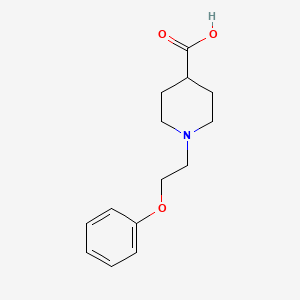 molecular formula C14H19NO3 B3072912 1-(2-Phenoxyethyl)piperidine-4-carboxylic acid CAS No. 1017117-84-8