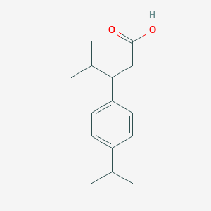 4-Methyl-3-[4-(propan-2-yl)phenyl]pentanoic acid