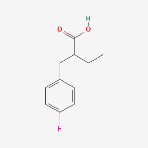 molecular formula C11H13FO2 B3072966 2-(4-Fluorobenzyl)butanoic acid CAS No. 1017146-79-0