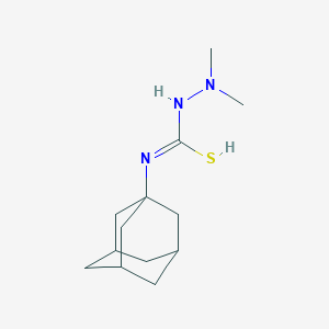 molecular formula C13H23N3S B307297 N'-(1-adamantyl)-N-(dimethylamino)carbamimidothioic acid 
