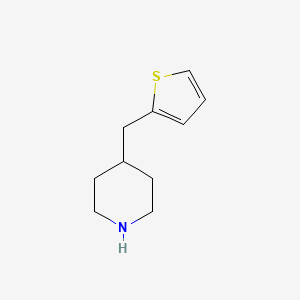 molecular formula C10H15NS B3072971 4-(2-噻吩基甲基)哌啶 CAS No. 1017150-87-6
