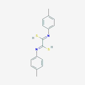 molecular formula C16H16N2S2 B307298 N,N'-bis(4-methylphenyl)ethanediimidothioic acid 