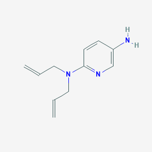 molecular formula C11H15N3 B3072986 N2,N2-Diallyl-2,5-pyridinediamine CAS No. 1017171-94-6