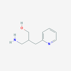 molecular formula C9H14N2O B3073026 3-氨基-2-(吡啶-2-基甲基)丙醇 CAS No. 1017184-54-1