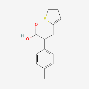 molecular formula C14H14O2S B3073028 2-(4-Methylphenyl)-3-(2-thienyl)propanoic acid CAS No. 1017189-40-0