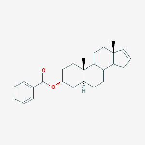 molecular formula C26H34O2 B307304 Androst-16-en-3-yl benzoate 