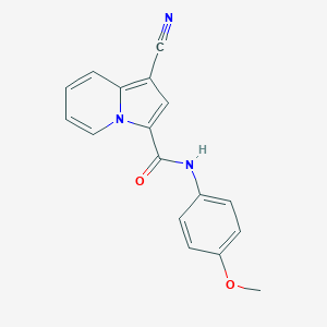 1-cyano-N-(4-methoxyphenyl)-3-indolizinecarboxamide