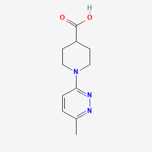 molecular formula C11H15N3O2 B3073094 1-(6-Methylpyridazin-3-yl)piperidine-4-carboxylic acid CAS No. 1017326-43-0