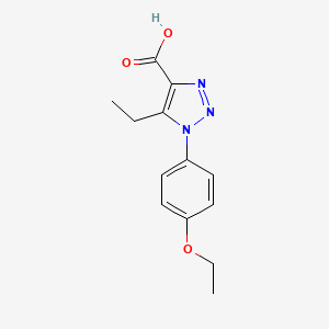 1-(4-ethoxyphenyl)-5-ethyl-1H-1,2,3-triazole-4-carboxylic acid