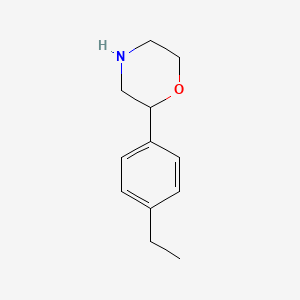 molecular formula C12H17NO B3073245 2-(4-乙基苯基)吗啉 CAS No. 1017417-84-3