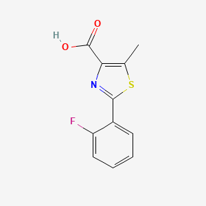 2-(2-Fluorophenyl)-5-methyl-1,3-thiazole-4-carboxylic acid