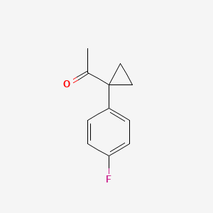 1-[1-(4-Fluorophenyl)cyclopropyl]ethan-1-one