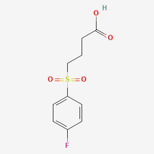 molecular formula C10H11FO4S B3073425 4-(4-氟苯磺酰基)-丁酸 CAS No. 1017674-75-7