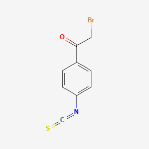 molecular formula C9H6BrNOS B3073476 2-Bromo-1-(4-isothiocyanatophenyl)ethanone CAS No. 1017791-57-9
