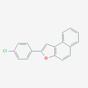 molecular formula C18H11ClO B307360 2-(4-Chlorophenyl)naphtho[2,1-b]furan 