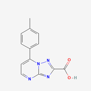 molecular formula C13H10N4O2 B3073622 7-(p-Tolyl)-[1,2,4]triazolo[1,5-a]pyrimidine-2-carboxylic acid CAS No. 1018125-61-5