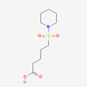 molecular formula C10H19NO4S B3073855 5-(1-Piperidinylsulfonyl)pentanoic acid CAS No. 1018251-80-3