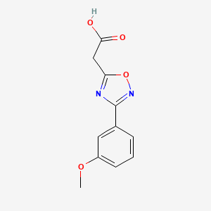 2-[3-(3-Methoxyphenyl)-1,2,4-oxadiazol-5-yl]acetic acid