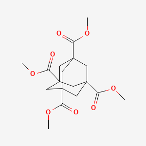 molecular formula C18H24O8 B3074092 Tetramethyl adamantane-1,3,5,7-tetracarboxylate CAS No. 101892-34-6
