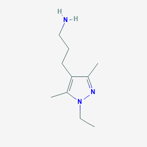 3-(1-Ethyl-3,5-dimethyl-1H-pyrazol-4-YL)-propylamine