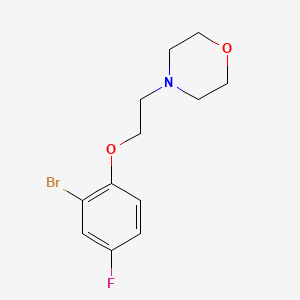 4-[2-(2-Bromo-4-fluorophenoxy)ethyl]morpholine