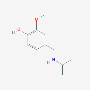 2-Methoxy-4-{[(propan-2-yl)amino]methyl}phenol