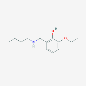 molecular formula C13H21NO2 B3074208 2-[(Butylamino)methyl]-6-ethoxyphenol CAS No. 1019490-15-3