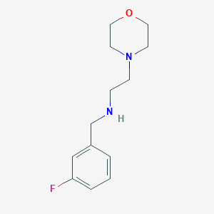 molecular formula C13H19FN2O B3074211 [(3-Fluorophenyl)methyl][2-(morpholin-4-yl)ethyl]amine CAS No. 1019491-48-5