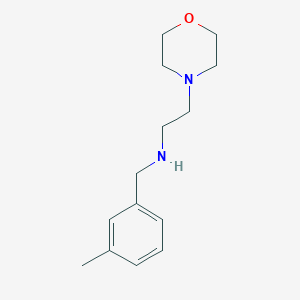 [(3-Methylphenyl)methyl][2-(morpholin-4-yl)ethyl]amine