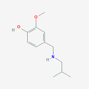 2-Methoxy-4-{[(2-methylpropyl)amino]methyl}phenol