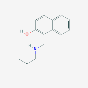 1-{[(2-Methylpropyl)amino]methyl}naphthalen-2-ol